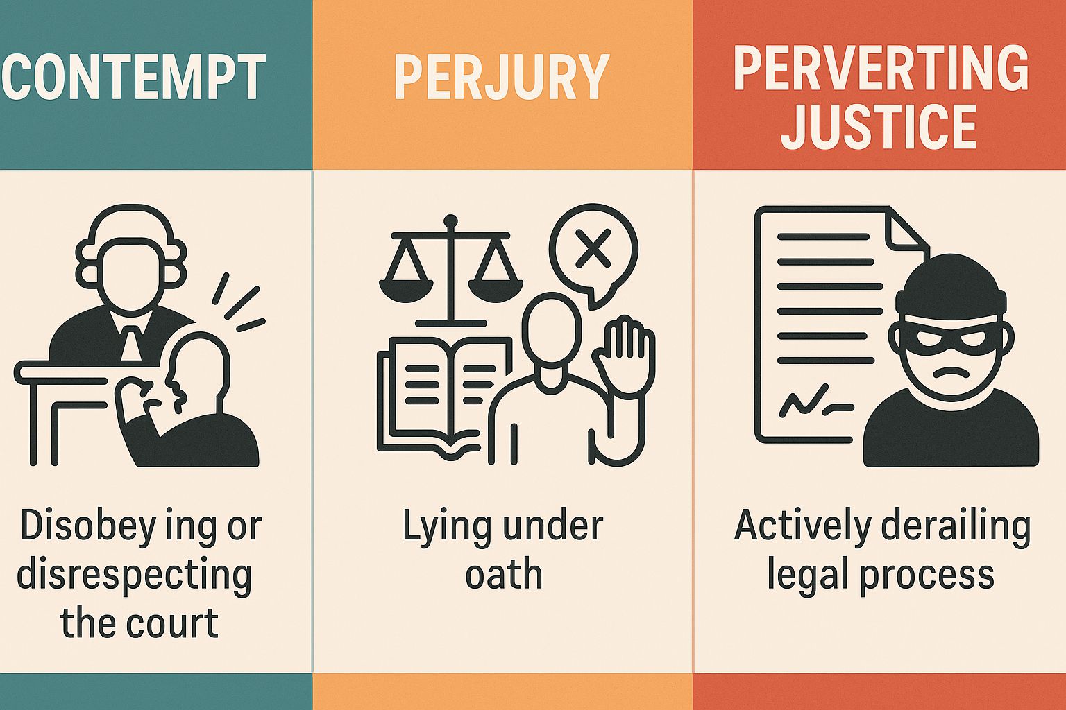 Contempt of Court and Perverting Justice in Australia